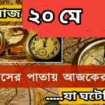 আজ ২০ মে, ইতিহাসের দিকে চোখ বুলিয়ে দেখে নেব ইতিহাসের এই দিনে বিশিষ্টজনদের জন্ম-মৃত্যু, দিনসহ ঘটে যাওয়া ঘটনা।