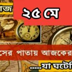 আজ ২৫ মে, ইতিহাসের দিকে চোখ বুলিয়ে দেখে নেব ইতিহাসের এই দিনে বিশিষ্টজনদের জন্ম-মৃত্যু, দিনসহ ঘটে যাওয়া ঘটনা।
