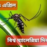 বিশ্ব ম্যালেরিয়া দিবস : একটি সচেতনতামূলক যাত্রার ইতিহাস ও তার প্রভাব।।।