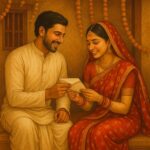 চিঠিতে লেখা প্রেম।