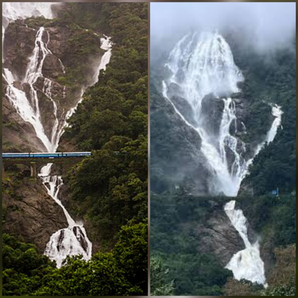 গোয়ার দুধসাগর জলপ্রপাত – প্রকৃতির এক বিস্ময়।।