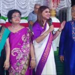 নৃত্য-সঙ্গীতের আবহে জমে উঠল মানিকতলার বিজয়া সম্মিলনী অনুষ্ঠান।