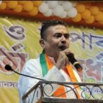 গাজোলে পদযাত্রা করে সংবর্ধনা সভায় যোগ দিলেন শুভেন্দু অধিকারী, তৃণমূলের বিরুদ্ধে তীব্র আক্রমণ।