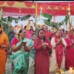 ছট উৎসবে আলিপুরদুয়ারের নদীতীরে ভোরবেলা ভক্তদের সমাগমে মুখর সকাল।