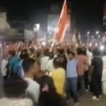 জাতীয় পতাকা হাতে ভারতের জয় উদযাপন মালদার ক্রিকেটপ্রেমীদের।