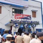 হবিবপুরে বুলবুলচন্ডী পুলিশ ফাঁড়ির উদ্বোধন, উপস্থিত পুলিশ সুপার।