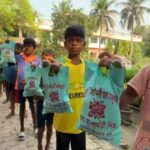 নববর্ষে হিলিতে বিকট কালীর প্রসাদি ৭ কুইন্টাল ফল বিলি।।