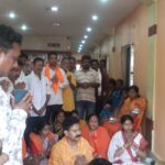 চন্দ্রকোনারোডে বিজেপির দলীয় কার্যালয় উদ্বোধনে উপস্থিত জেলা নেতৃত্ব।।