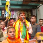 বিজয় মিছিল শেষে পথসভায় দুর্নীতির তদন্তের বার্তা বিশাল লামার।।