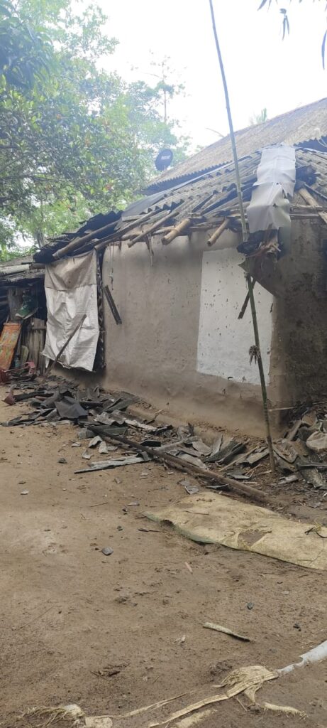 তৃণমূল কর্মীর বাড়িতে তাণ্ডবের অভিযোগ, অস্বীকার বিজেপির।।