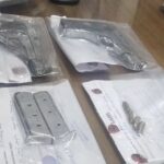 মাদক চক্রের ডেরা থেকে পিস্তল-কার্তুজ উদ্ধার, তদন্তে পুলিশ।