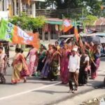 ফালাকাটা ৪ নম্বর মন্ডলের উদ্যোগে জটেশ্বরে উৎসবের আবহে বিজয় মিছিল।।