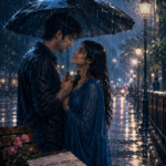 বৃষ্টিভেজা ভালোবাসা।