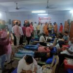 ১৭ জন মহিলা-সহ ১১৭ রক্তদাতা, চন্দ্রকোনারোডে সিপিএমের মানবিক উদ্যোগ।