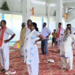 আন্তর্জাতিক যোগ দিবসে ভূটানীরঘাটে বিশেষ যোগ কর্মসূচি, শতাধিক মানুষের অংশগ্রহণ।