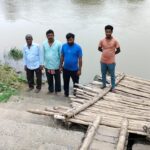 বর্ষার খড়ি নদীতে বিপজ্জনক পারাপার, নৌকাডুবির পর স্থায়ী সেতুর দাবিতে এলাকাবাসী।