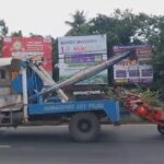 অফিস টাইমে বিটি রোডে দুর্ঘটনা, যানজটে নাকাল যাত্রীরা; ঘটনাস্থলে পুলিশ।
