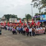 খাদ্য আন্দোলনের শহীদদের প্রতি শ্রদ্ধা, কেশপুরে বাম সংগঠনগুলির মিছিল ও পথসভা।