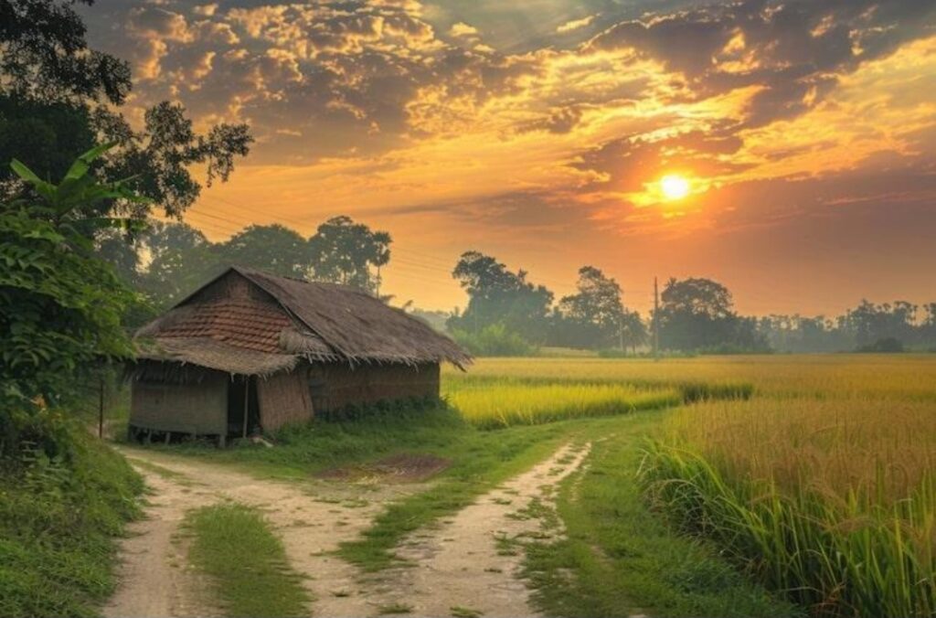 মাটির ঘরের আলো।