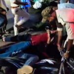 চন্দ্রকোনারোডে নাকা চেকিংয়ে ধরা তিন বাইক আরোহী, মদ্যপ অবস্থায় চালানোর অভিযোগ।