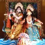 শ্রাবণের উৎসবে মেতে গয়েশপুর, এক সপ্তাহ ধরে শ্রী শ্রী রাধাকৃষ্ণের ঝুলন উৎসব।