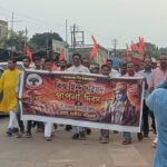 শ্রীকৃষ্ণের নামগানে মুখর শহর, জন্মাষ্টমীতে চন্দ্রকোনারোডে বর্ণাঢ্য শোভাযাত্রা।