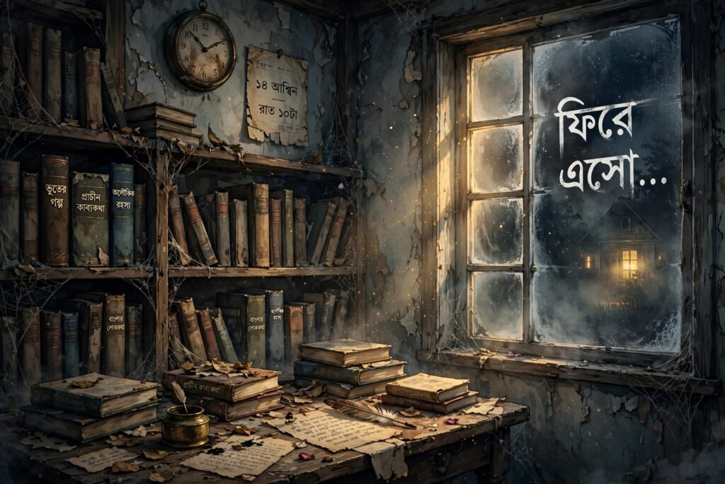জানালার ওপাশে আলো।