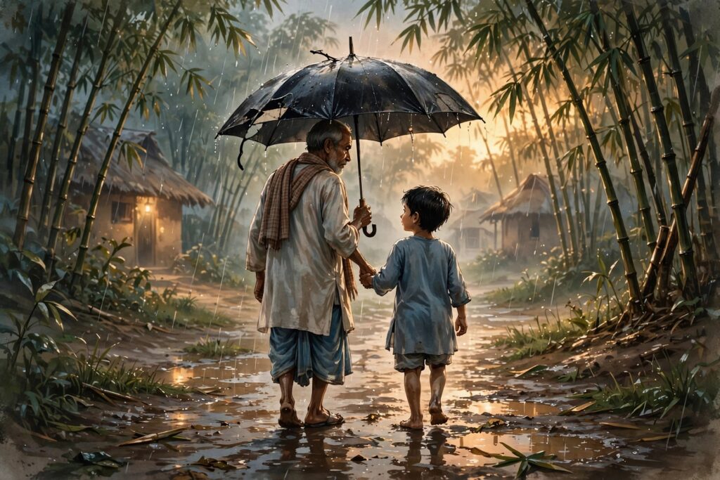 গল্প  : পুরনো ছাতাটা।
