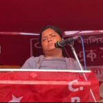 মোথাবাড়িতে মিনাক্ষী মুখার্জির জনসভা, বৈধ ভোটারদের নাম পুনর্ভুক্তির দাবি।