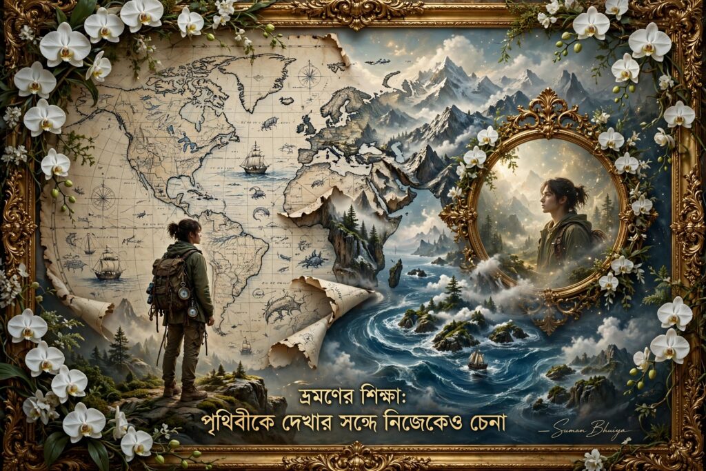 ভ্রমণের শিক্ষা : পৃথিবীকে দেখার সঙ্গে নিজেকেও চেনা।