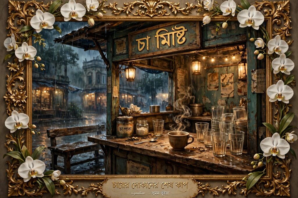 চায়ের দোকানের শেষ কাপ।