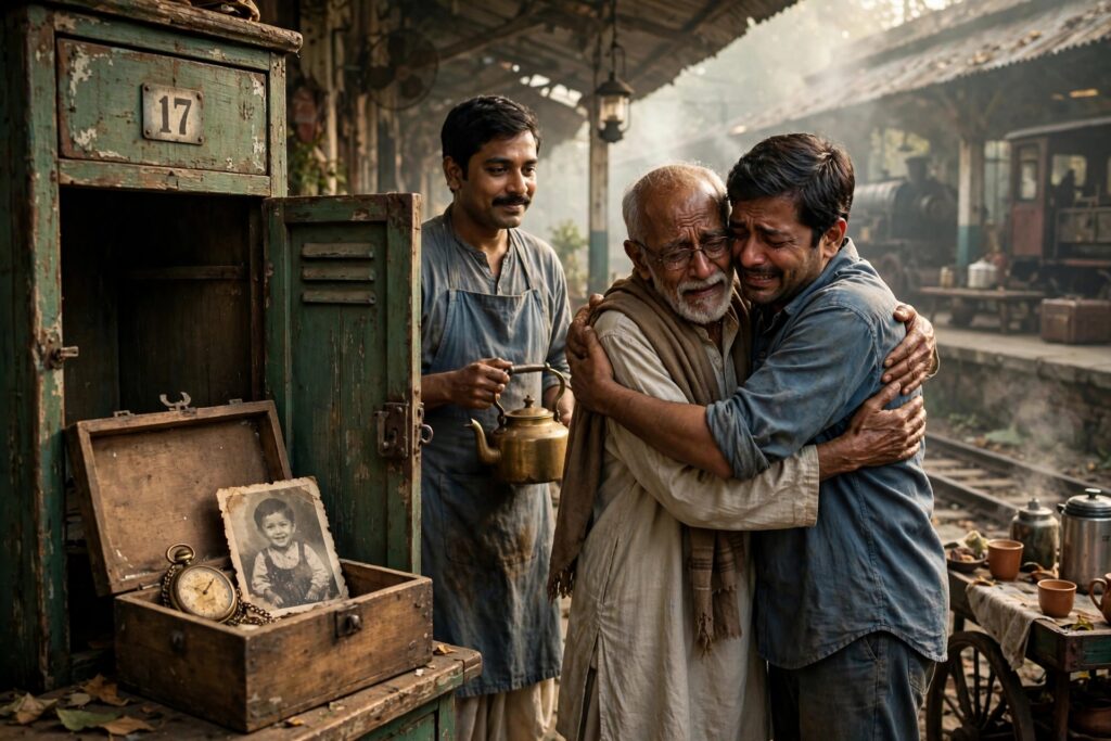 স্টেশনের লকার নম্বর ১৭।