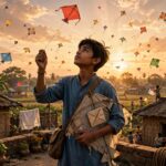 ছাদের ঘুড়ি।