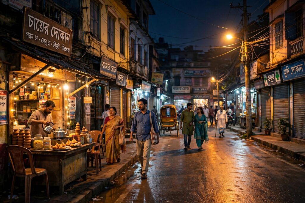 রাস্তার বাতি: রাতের শহরের নীরব প্রহরী।।।