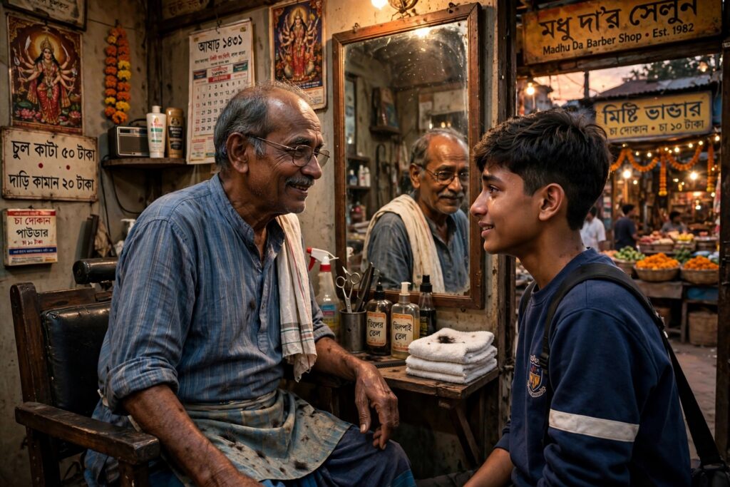 অনুগল্প: আয়নার সামনে দাঁড়ানো মানুষটি।।।