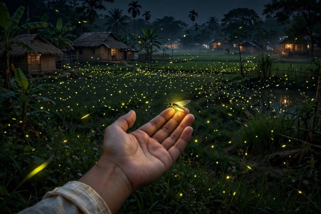 কবিতা  — জোনাকির আলো।।