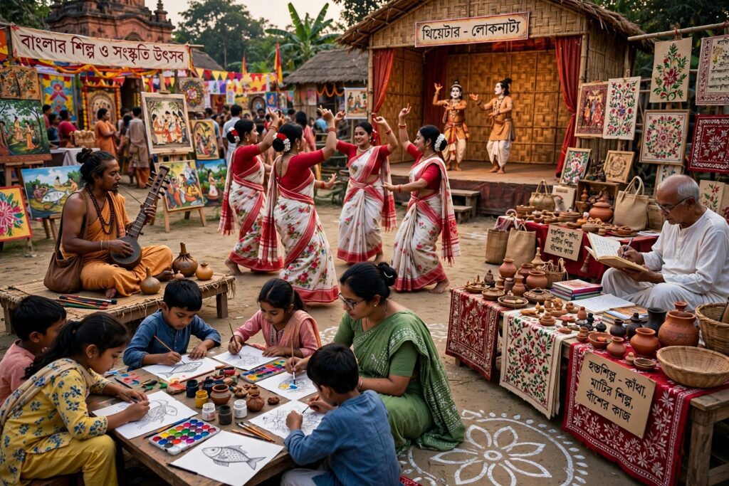 শিল্প ও সংস্কৃতির গুরুত্ব: মানুষের সৃজনশীলতা ও সমাজের পরিচয়ের আয়না।।