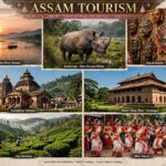 অসম—ব্রহ্মপুত্র, কাজিরাঙা, মাজুলি ও উত্তর-পূর্ব ভারতের এক অপূর্ব ভূখণ্ড।।