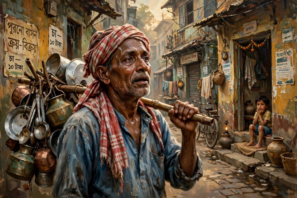 কবিতা  — ফেরিওয়ালার ডাক।।