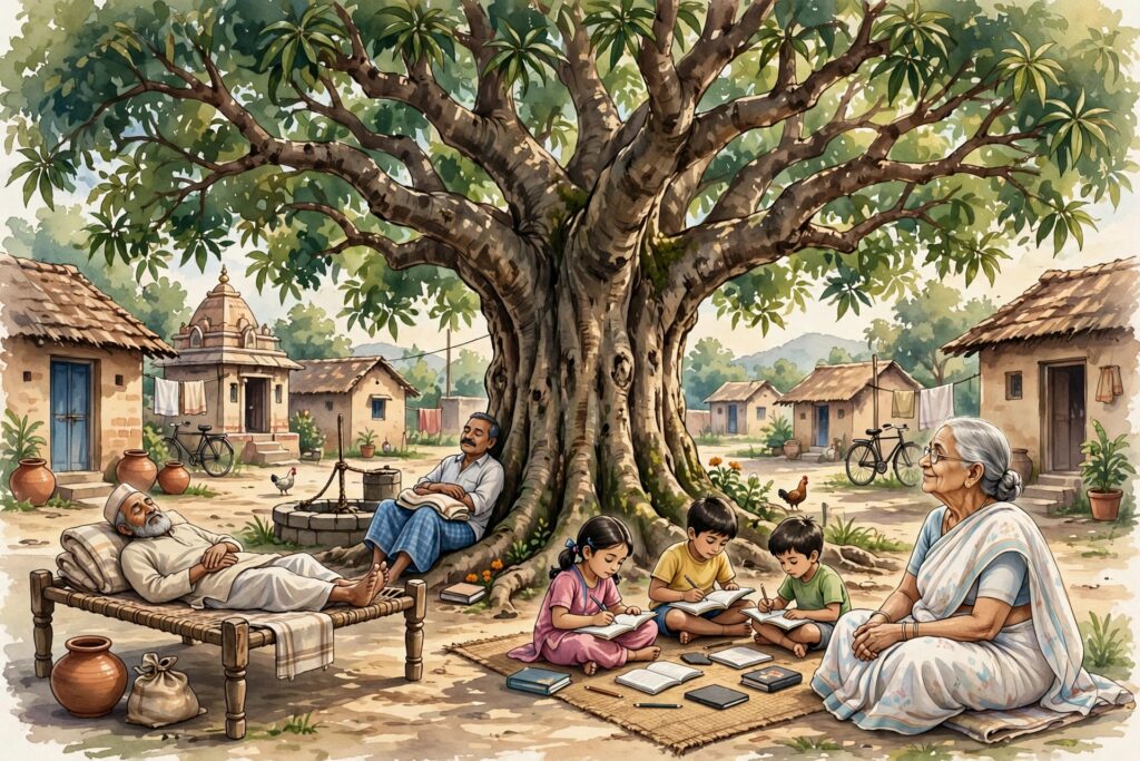 অনুগল্প: যে গাছটি ফল দিত না।।
