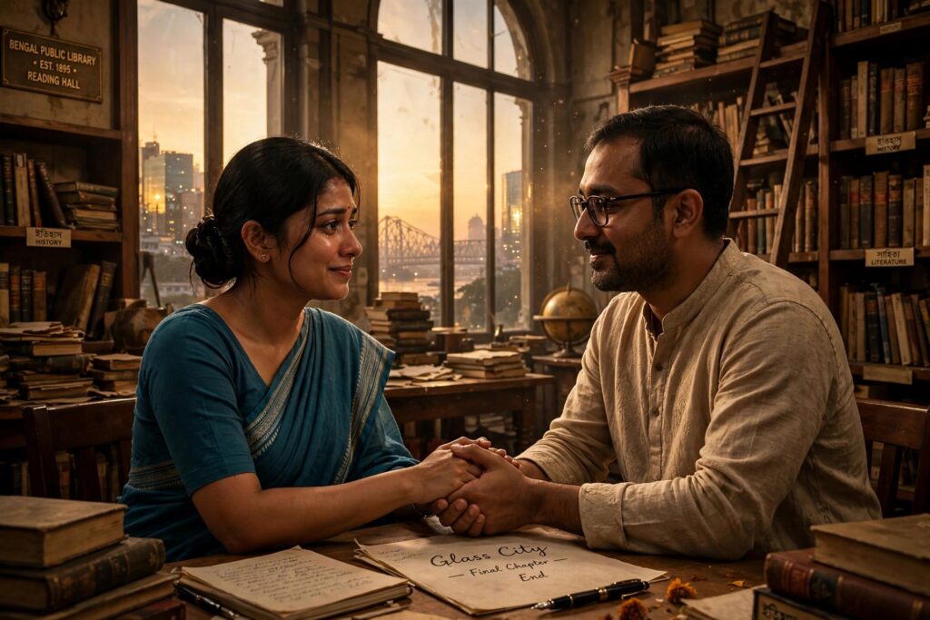 কাচের শহর (তৃতীয় পর্ব: সত্যের শেষ দরজা)।