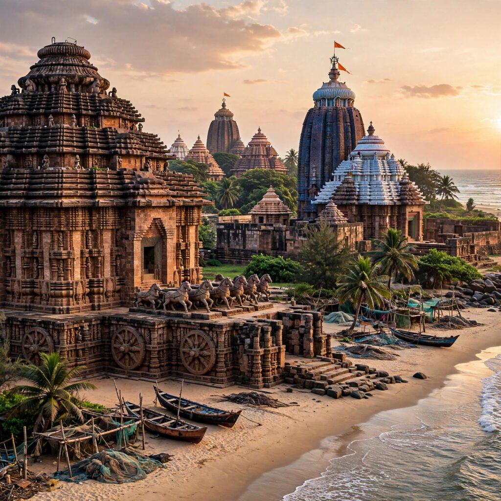 ভারতের ঐতিহাসিক ও প্রাকৃতিক সৌন্দর্যের অপূর্ব ঠিকানা: ওড়িশার কোনার্ক, পুরী ও ভুবনেশ্বর ভ্রমণ।