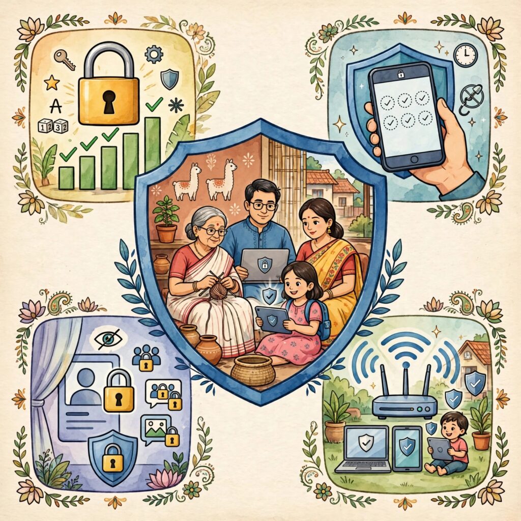 সাইবার নিরাপত্তা: ডিজিটাল যুগে ব্যক্তিগত তথ্য ও অনলাইন জীবনের সুরক্ষা।