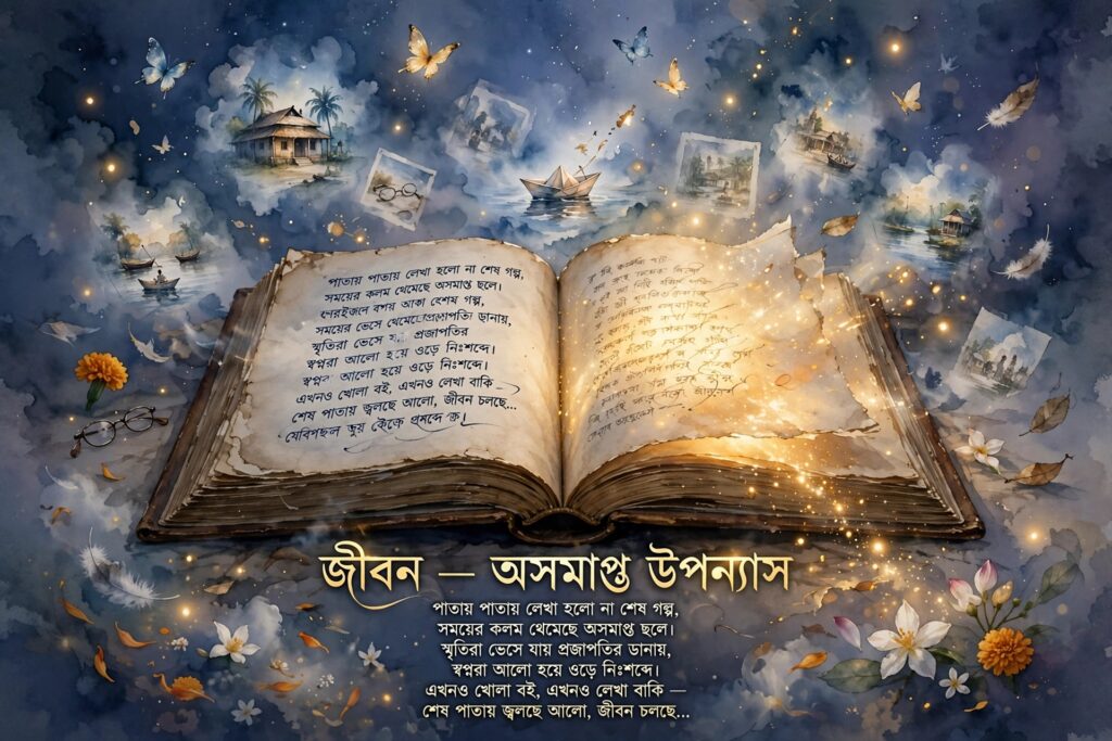 কবিতা  — শেষ পাতার গল্প।