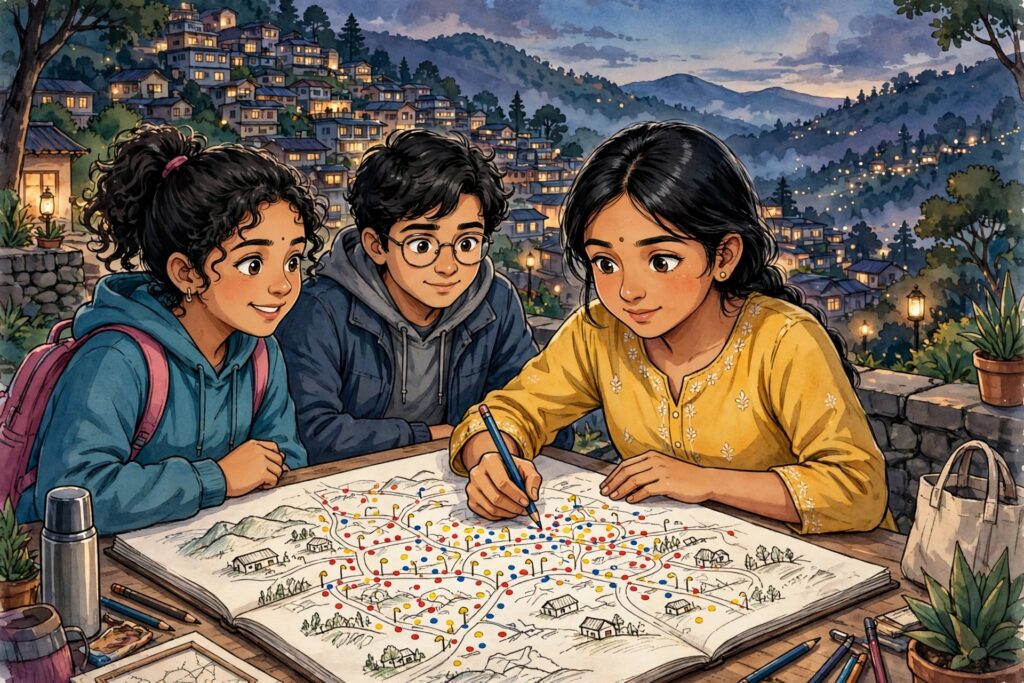 যে মেয়েটি অন্ধকারের মানচিত্র বানিয়েছিল।