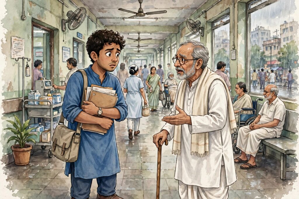 যে ছেলেটি শহরের পথ চিনত না।