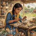 যে মেয়েটি ভাঙা জিনিসের ভবিষ্যৎ দেখত।