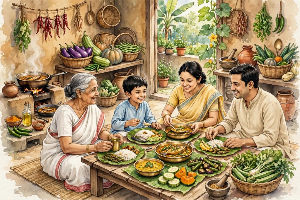 পুষ্টিকর রান্না ও স্থানীয় খাদ্যঐতিহ্য: সুস্থ জীবন, সংস্কৃতি ও স্বনির্ভরতার এক অনন্য বন্ধন।