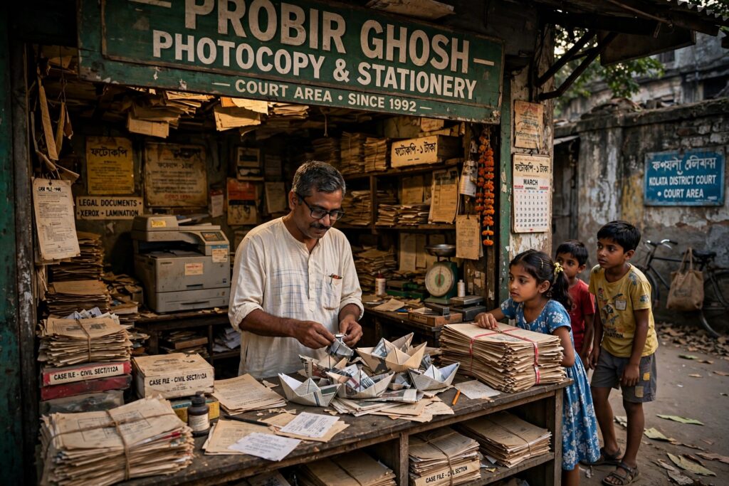 যে মানুষটি কাগজের নৌকা বানাতেন।।