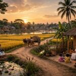 কবিতা : নদীর ওপারের গ্রাম।